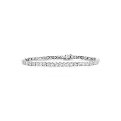 Round Brilliant Tennis Bracelet 0.1cteach
