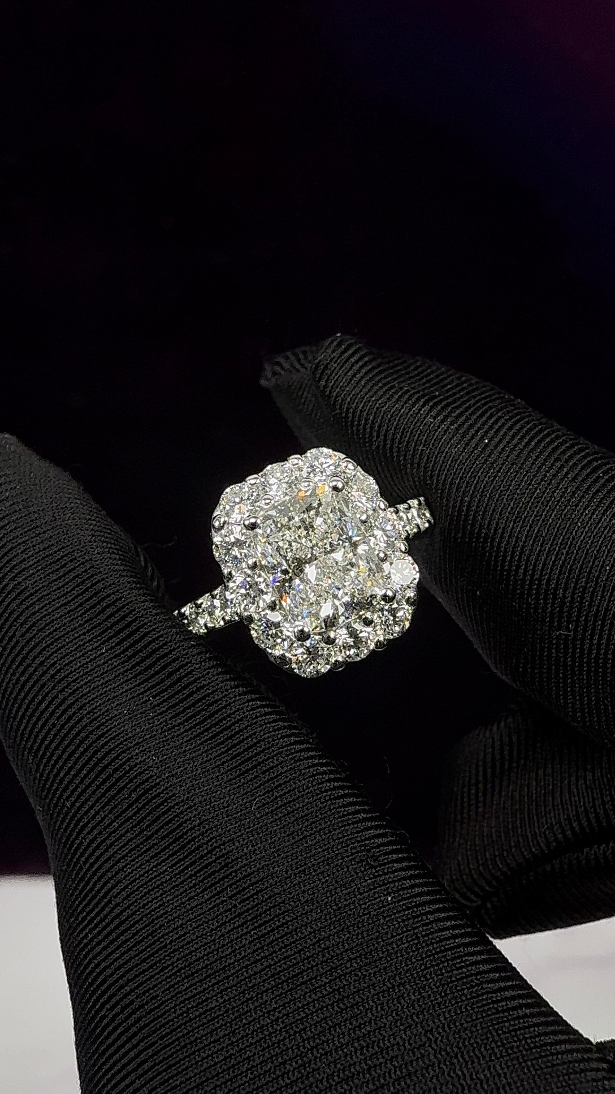 Cushion Halo Ring