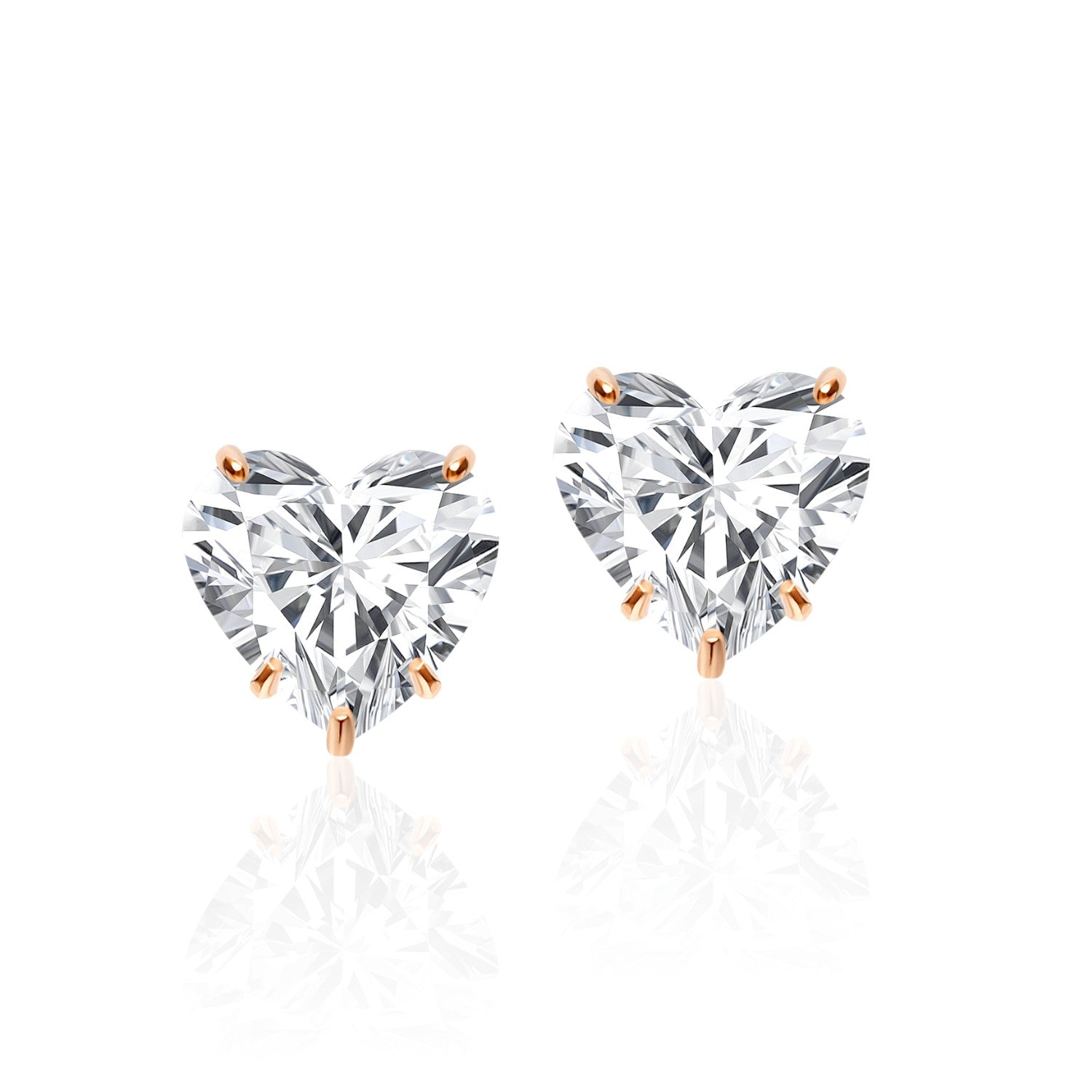 Heart Stud Earrings