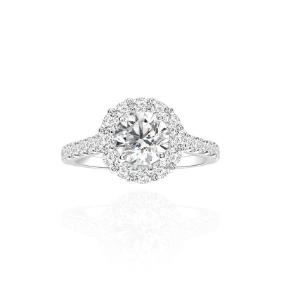 Round Halo Ring