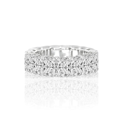 Radiant Full Eternity Ring 0.6ct each