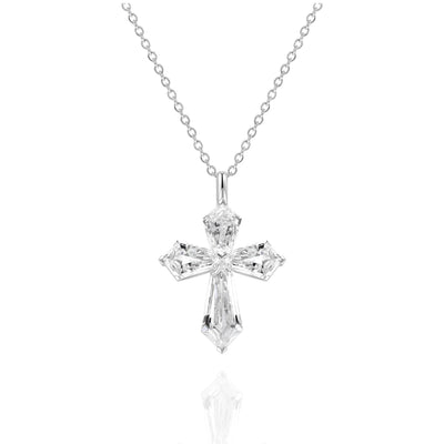 Torapezoide cross Necklace