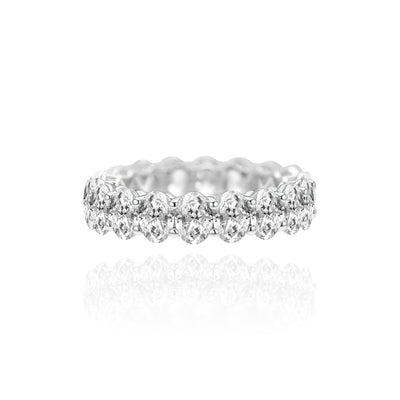 Oval Full Eternity Ring 0.6ct each
