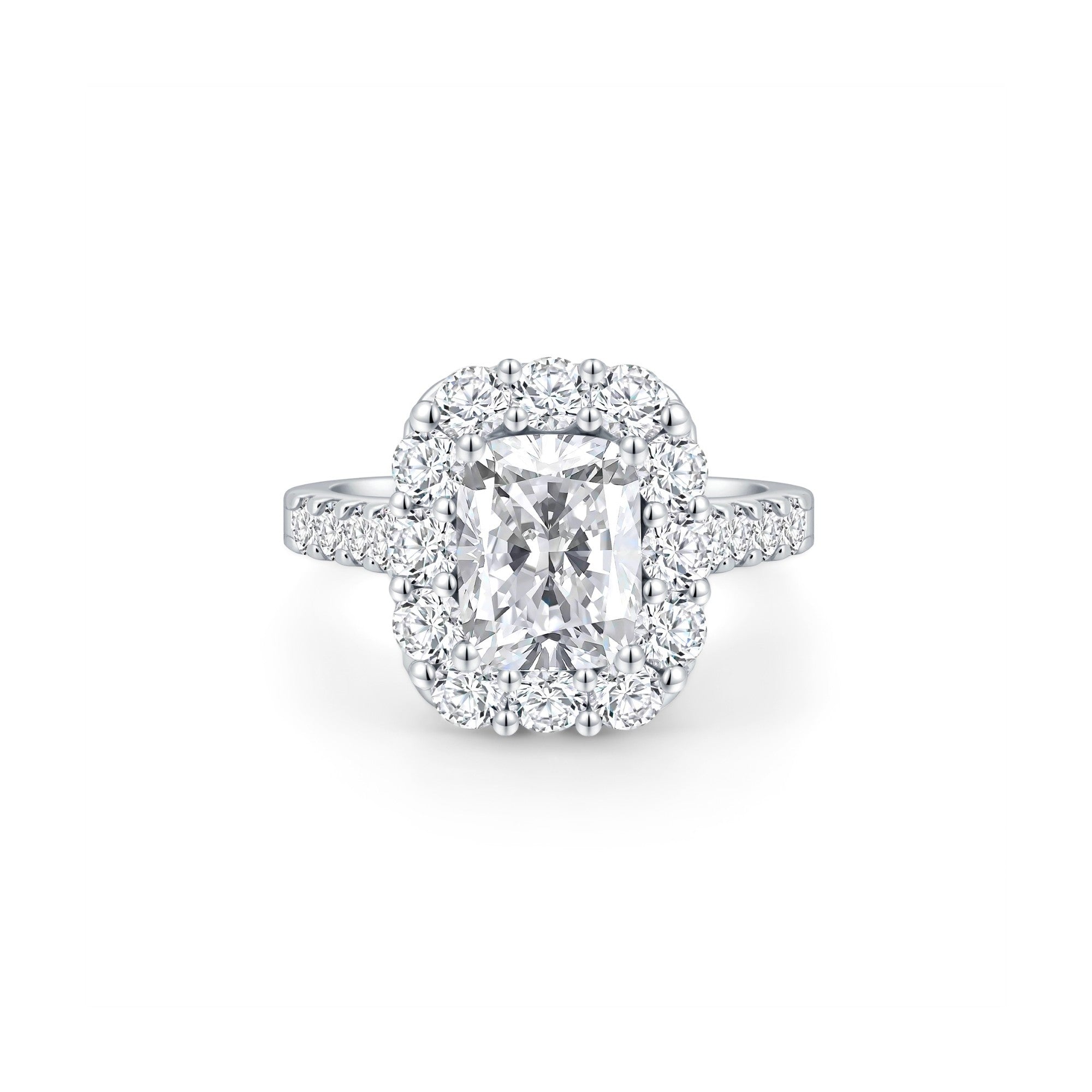Cushion Halo Ring