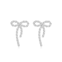Oval bow Earrings