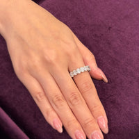 Oval Full Eternity Ring 0.3ct each