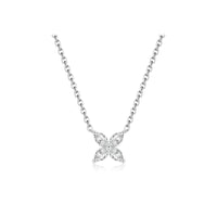 Marquise Flower Diamond Pendant