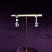 Triple Pear Drop Earrings