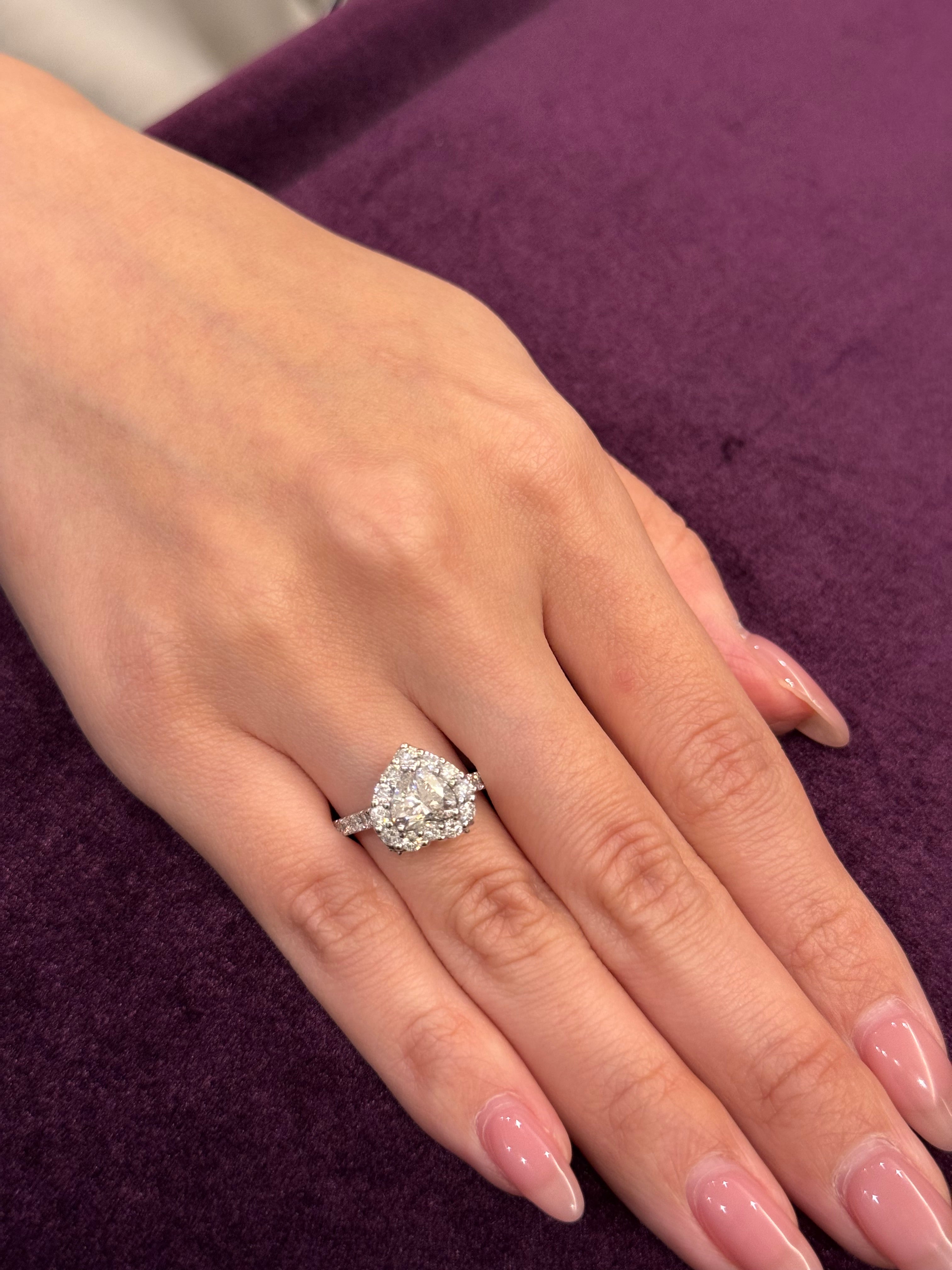 Heartshape Halo Ring