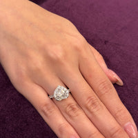 Heartshape Halo Ring