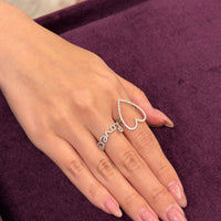 LOVE Pave Ring