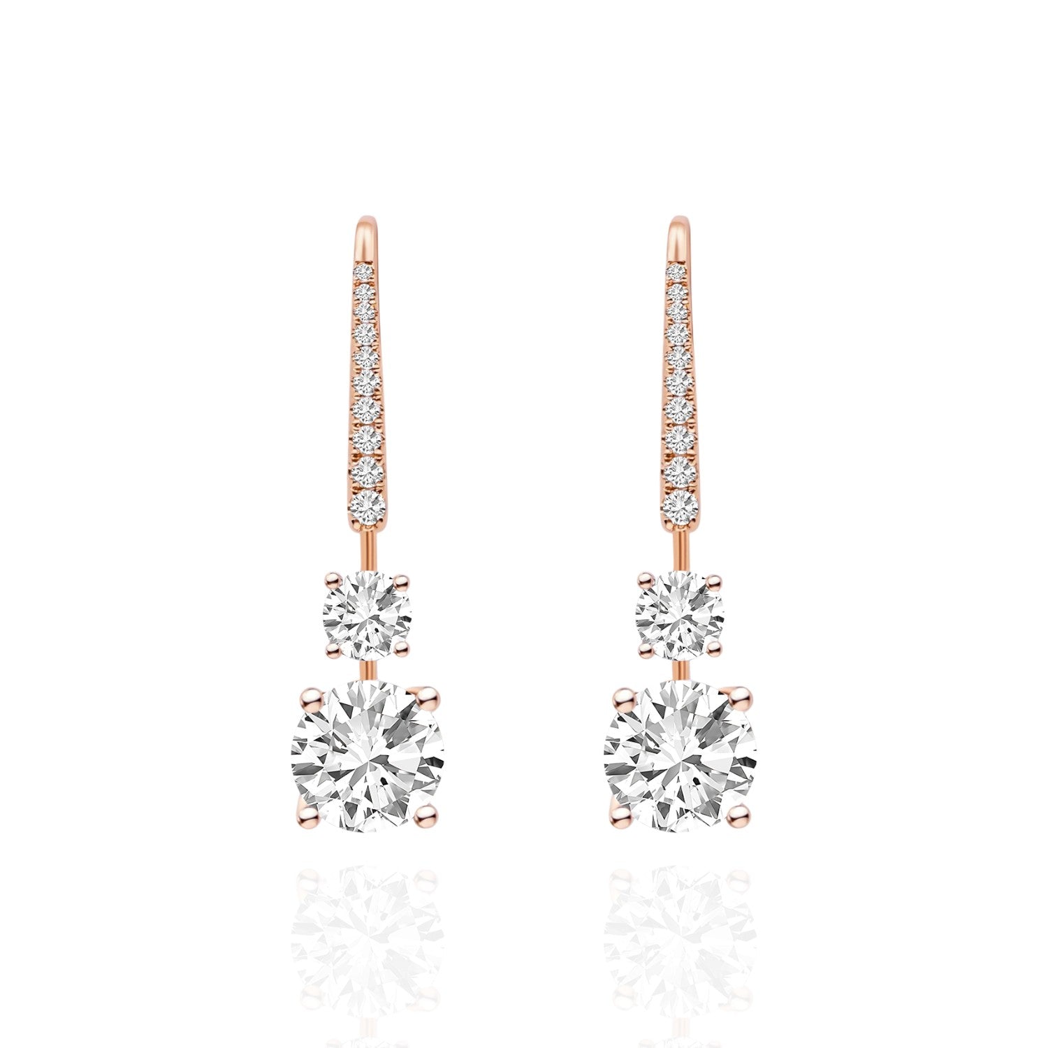 Round Cascade Earrings