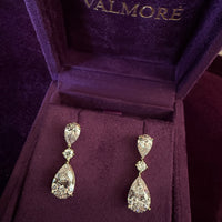 Triple Pear Drop Earrings