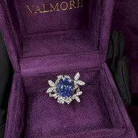 Purple Sapphire Radiance Ring
