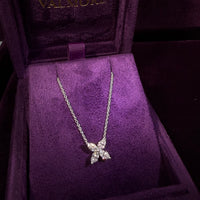 Marquise Flower Diamond Pendant