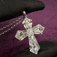 Torapezoide cross Necklace