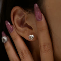 Heart Stud Earrings