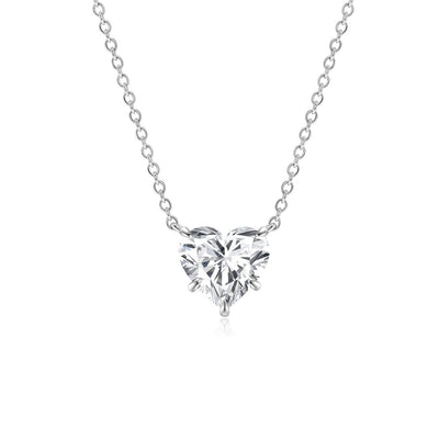 Heartshape Solitaire Necklace