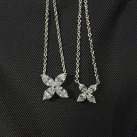 Marquise Flower Diamond Pendant