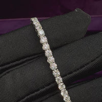 Round Brilliant Tennis Bracelet 0.1cteach
