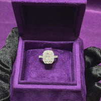 Cushion Halo Ring